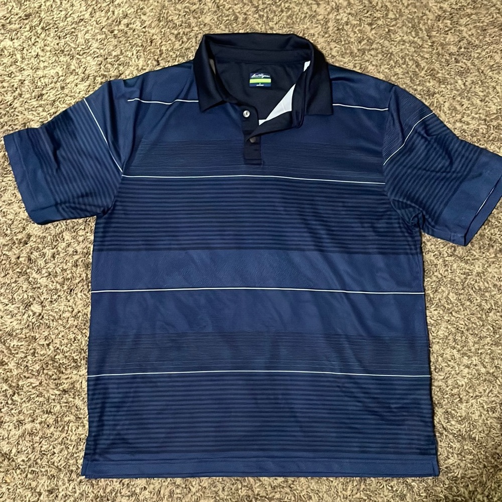 Blue Striped Polo